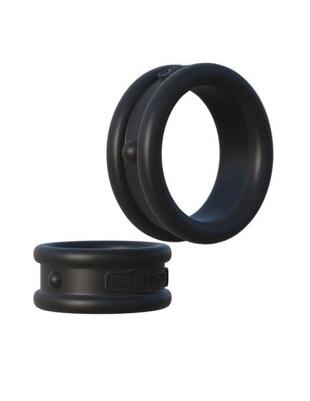 Set 2 Anillos para el Pene Negro