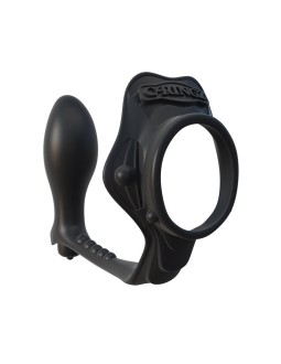 Fantasy C Ringz Anillo con Plug Anal Pesado Color Negro