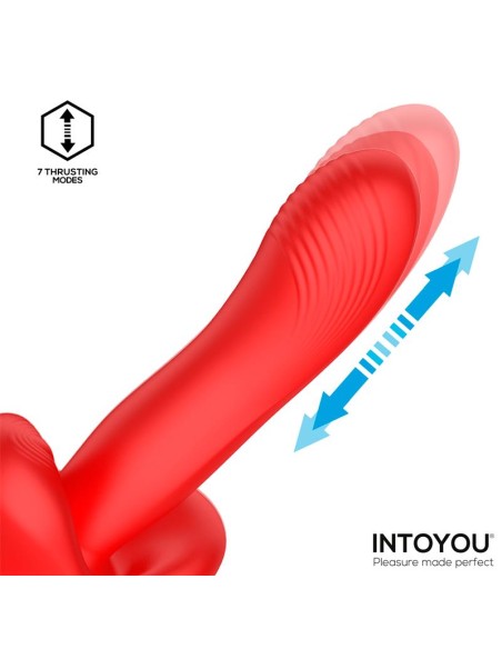 Vyron Vibrador con Thrusting y Biting Mordisqueo