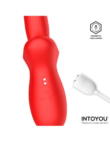 Vyron Vibrador con Thrusting y Biting Mordisqueo