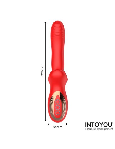 Vyron Vibrador con Thrusting y Biting Mordisqueo