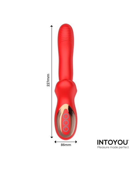 Vyron Vibrador con Thrusting y Biting Mordisqueo