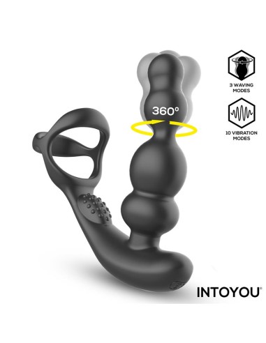 Klark Plug Anal Oscilante con Vibracion y Control Remoto