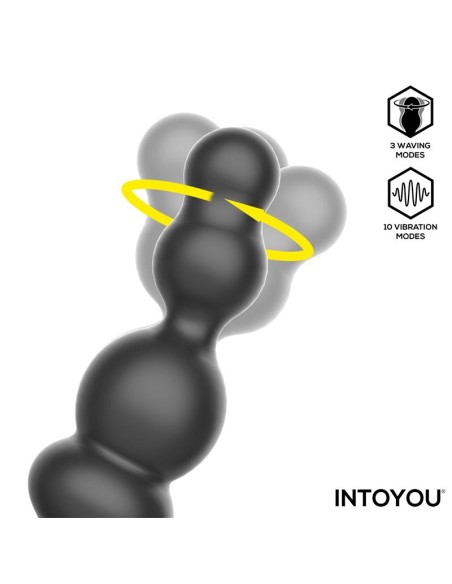 Klark Plug Anal Oscilante con Vibracion y Control Remoto