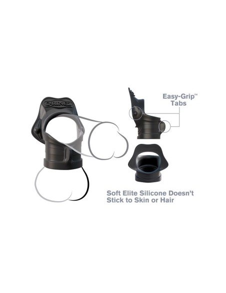 Anillo y Ball Strecher Pesados Color Negro Anillo y Ball Strecher Pesados Color Negro