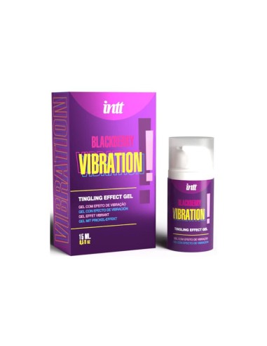 Gel Vibrador Liquido Sabor Mora 15 ml