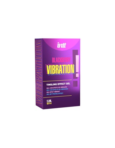 Gel Vibrador Liquido Sabor Mora 15 ml