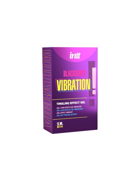 Gel Vibrador Liquido Sabor Mora 15 ml
