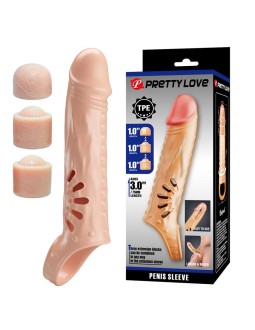 Funda para el Pene con Extensores