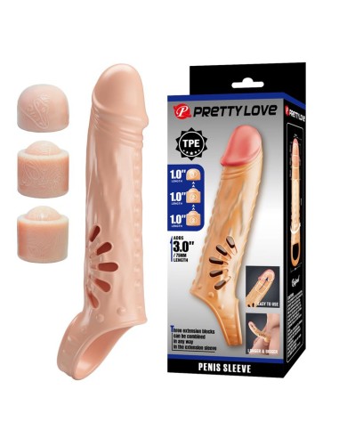 Funda para el Pene con Extensores