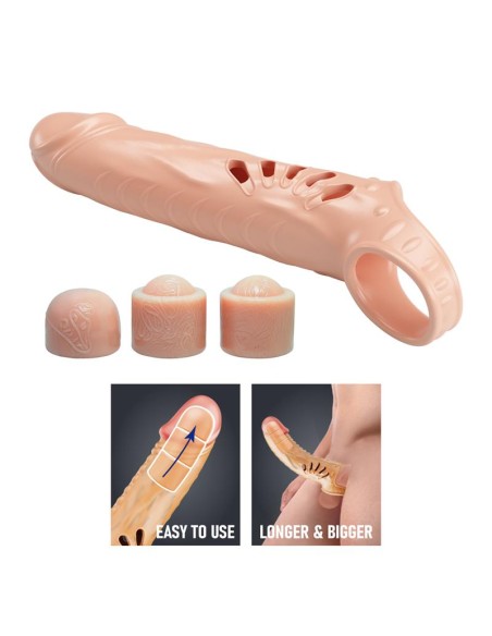 Funda para el Pene con Extensores