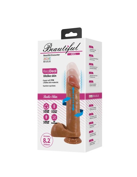 Abel Vibrador Realista con Rotacion y Thrusting