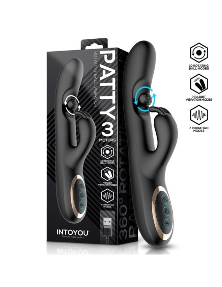 Patty Vibrador con Bola Rotadora 360º