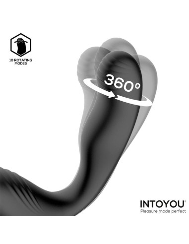 Bruce Masajeador Prostatico 360º y Doble Anillo con Vibracion