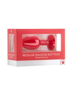 Shots Ouch Plug Anal Diamante Rojo 2