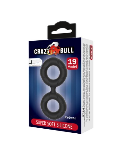 Radwan Anillo para el Pene Doble Silicona Mod 19