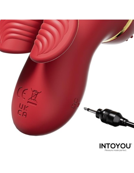 Beeny Estimulador con 4 Cabezales Succion Tapping Tickling y Licking