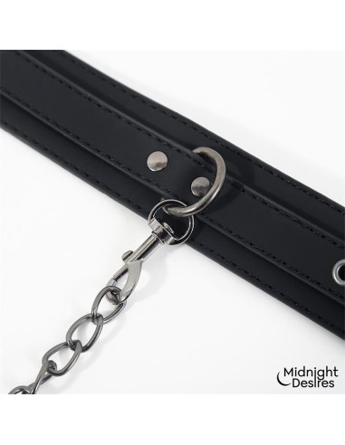 Collar con Esposas para Tobillos con Cadena