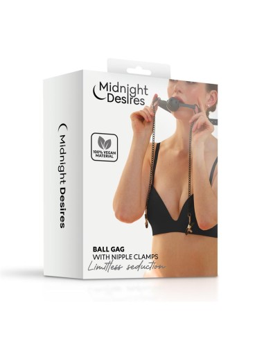 Pinzas para Pezones y Mordaza de Bola