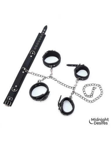 Set de Restricciones con Collar y Esposas