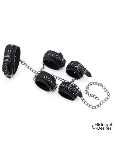 Set de Restricciones con Collar y Esposas