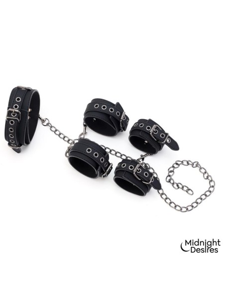 Set de Restricciones con Collar y Esposas