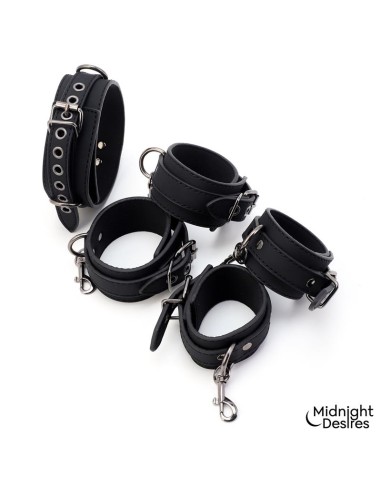 Set de Restricciones con Collar y Esposas