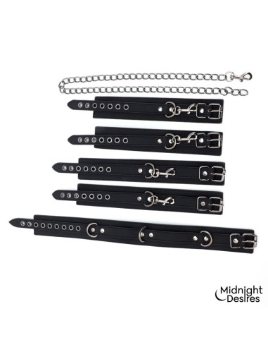 Set de Restricciones con Collar y Esposas