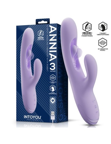 Annia Vibrador G Spot con Wiggling Interno