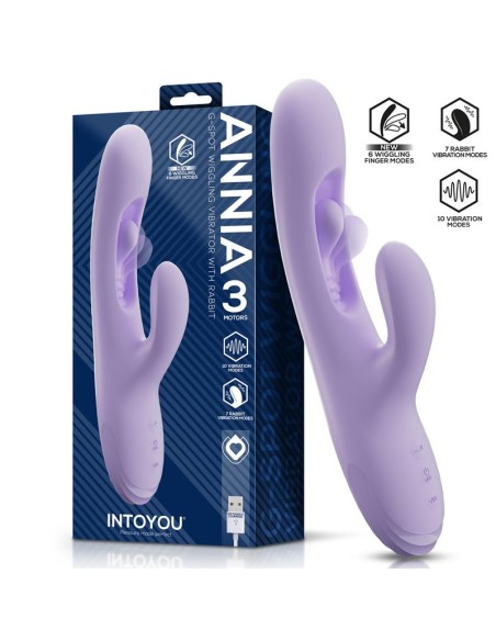 Annia Vibrador G Spot con Wiggling Interno
