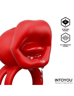 Bittey Anillo Vibrador con Biting Mordisqueo 2