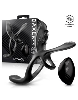 Daxer Doble Anillo para el Pene con Estimulador de Clitoris