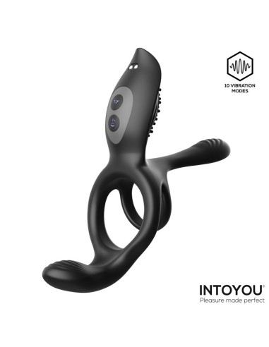 Daxer Doble Anillo para el Pene con Estimulador de Clitoris