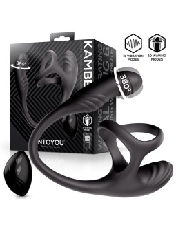 Kamber Plug Anal Vibracion y Waving 360º y Estimulador Testiculos