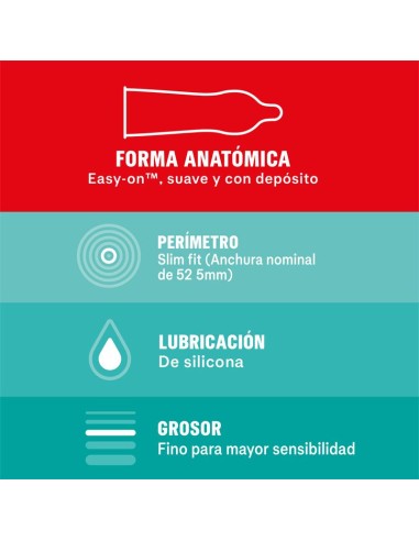 Preservativos Sensitivo Slim Fit 10 ud