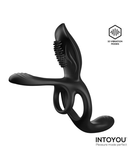 Daxer Doble Anillo para el Pene con Estimulador de Clitoris