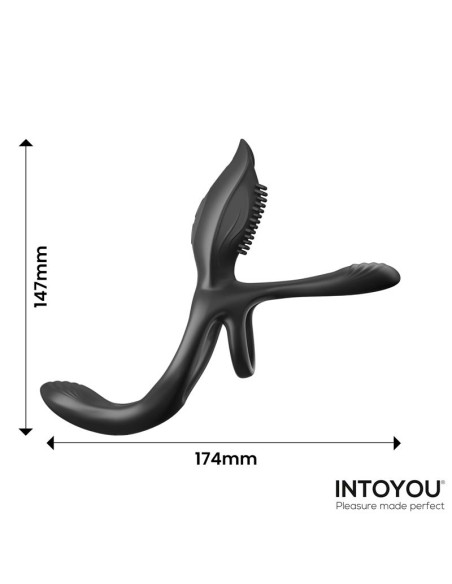 Daxer Doble Anillo para el Pene con Estimulador de Clitoris