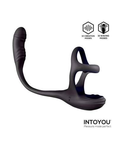 Kamber Plug Anal Vibracion y Waving 360º y Estimulador Testiculos