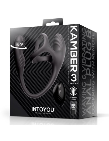 Kamber Plug Anal Vibracion y Waving 360º y Estimulador Testiculos