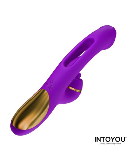 Siter 20 Vibrador con Lengua Flapping Golpeteo y Cabezales Intercambiables