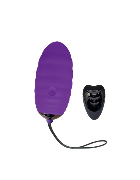Huevo Vibrador Ocean Breeze 20 con Control Remoto Purpura