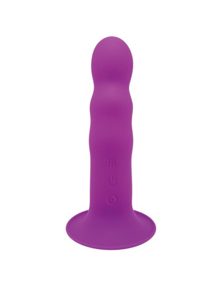 Dildo Doble Densidad Vibracion Hitsens 3 Purpura