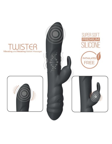 Vibrador con Rotacion 360 Twister