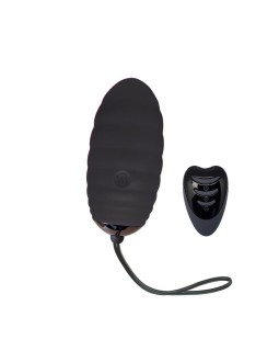 Huevo Vibrador Ocean Breeze 20 con Control Remoto Negro