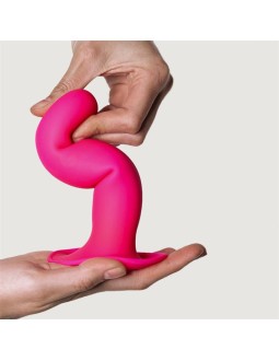 Dildo Hitsens 4 Doble Densidad Rosa 2