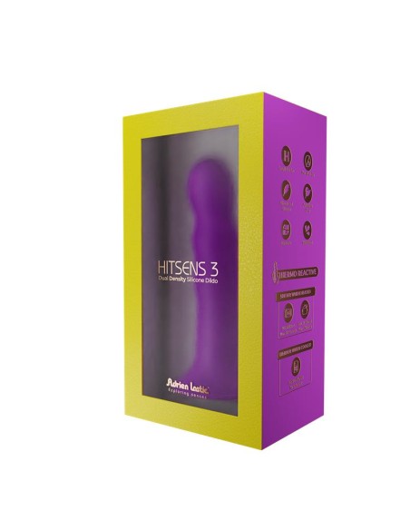 Dildo Hitsens 3 Doble Densidad Purpura