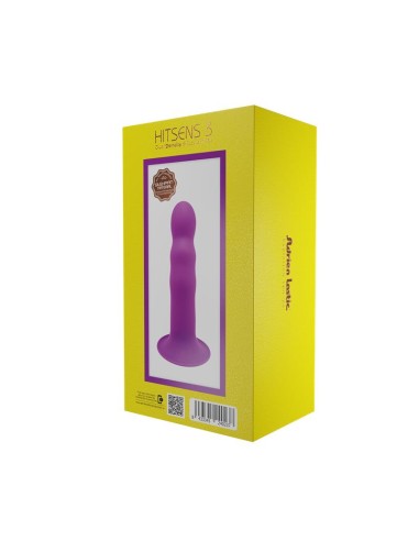 Dildo Hitsens 3 Doble Densidad Purpura