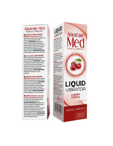 Vibrador Liquido Sabor Cereza 30 ml