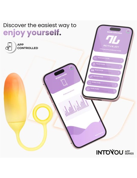 Huevo Silicona Doble Capa con APP Amarillo Naranja