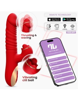Ascen Vibrador con Thrusting y Waving y APP USB Magnetico